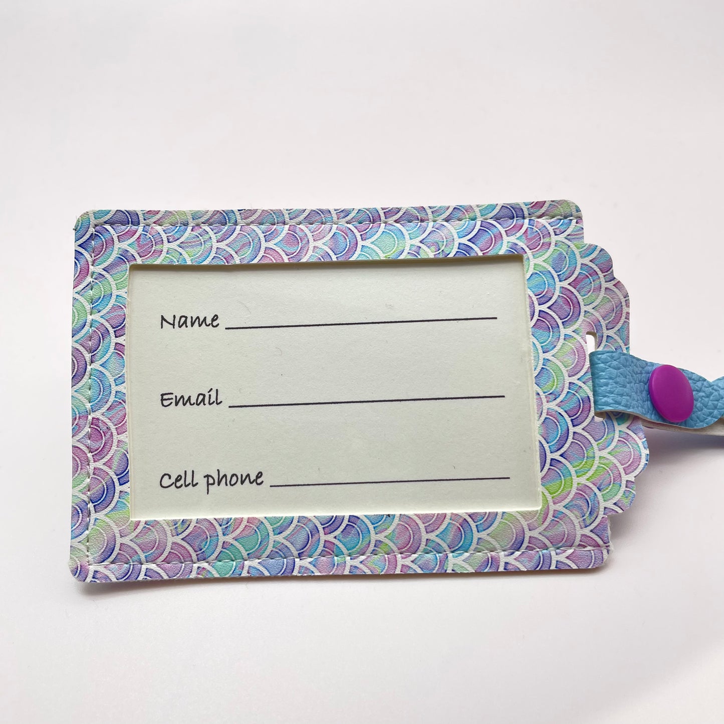 Mermaid Scales Luggage Tag