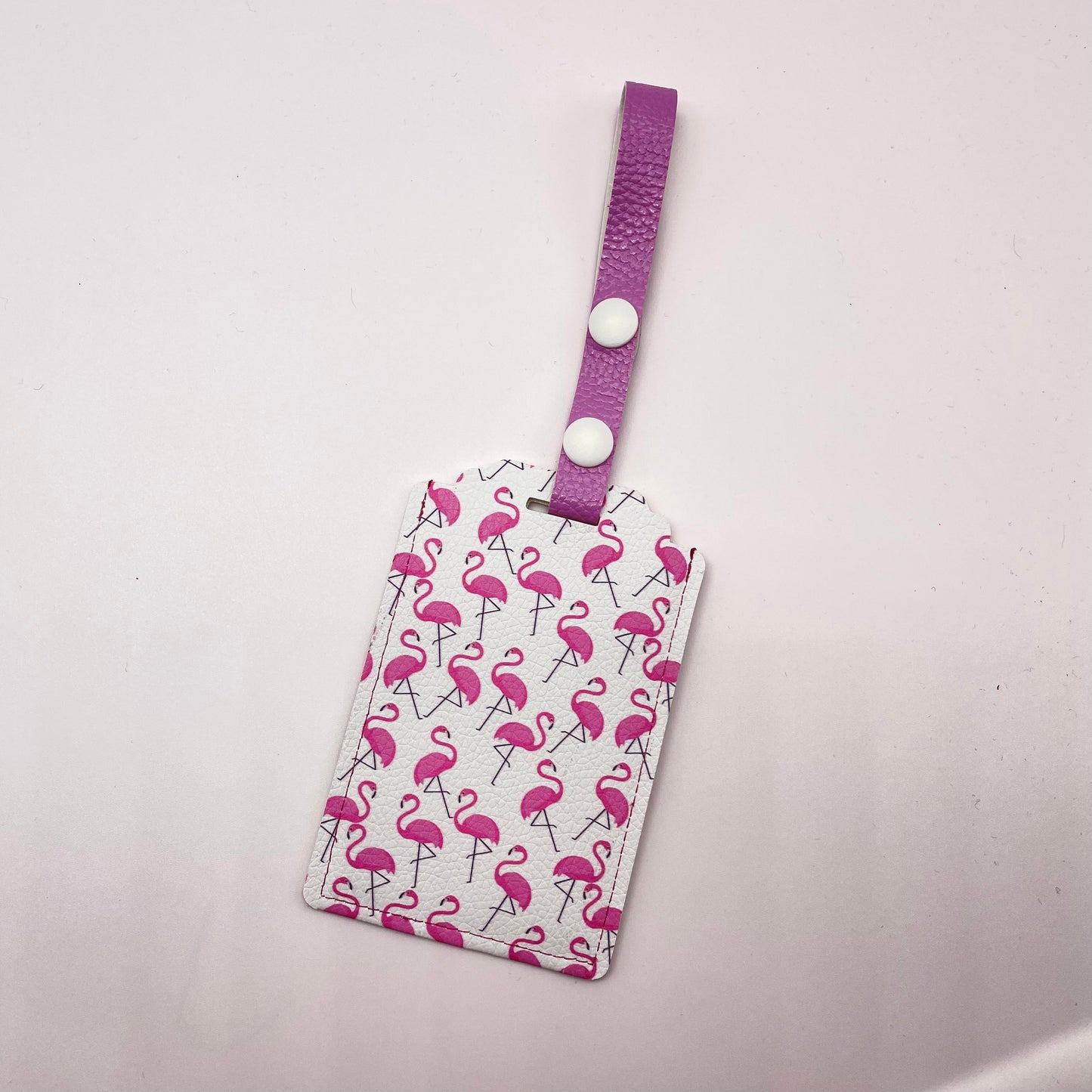 Flamingo Flock Luggage Tag