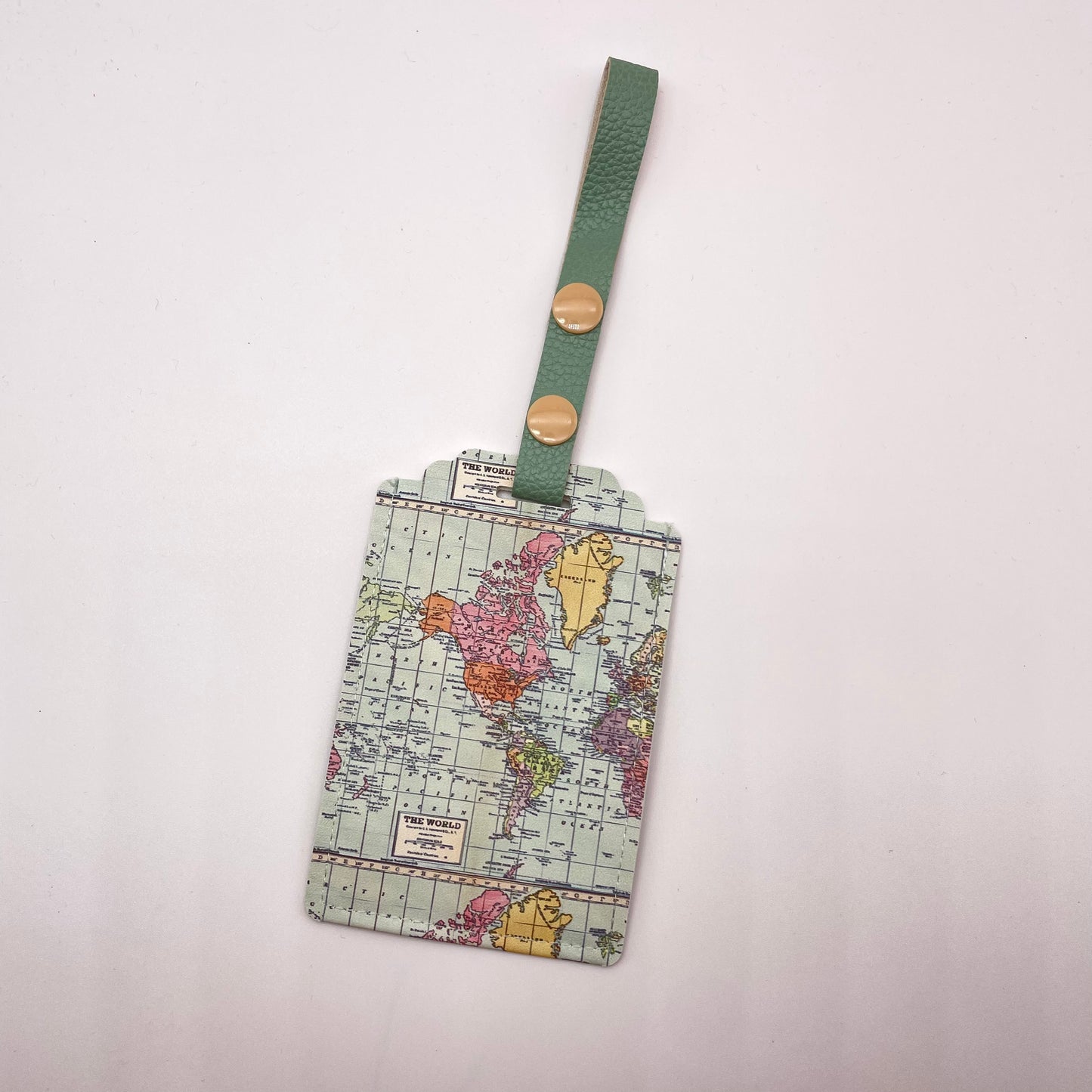 Classic Map Luggage Tag