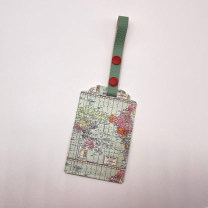 Classic Map Luggage Tag