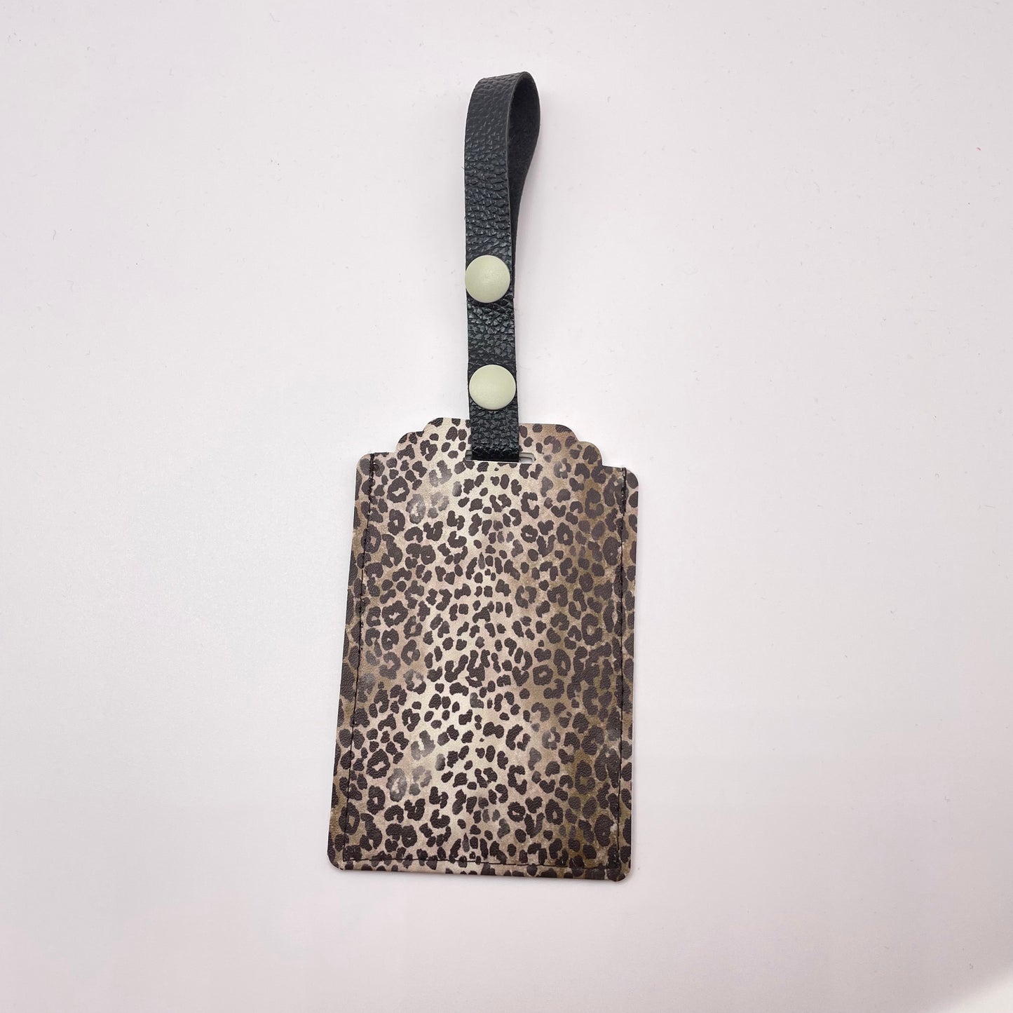 Leopard Luggage Tag