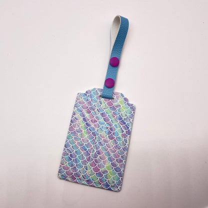 Mermaid Scales Luggage Tag