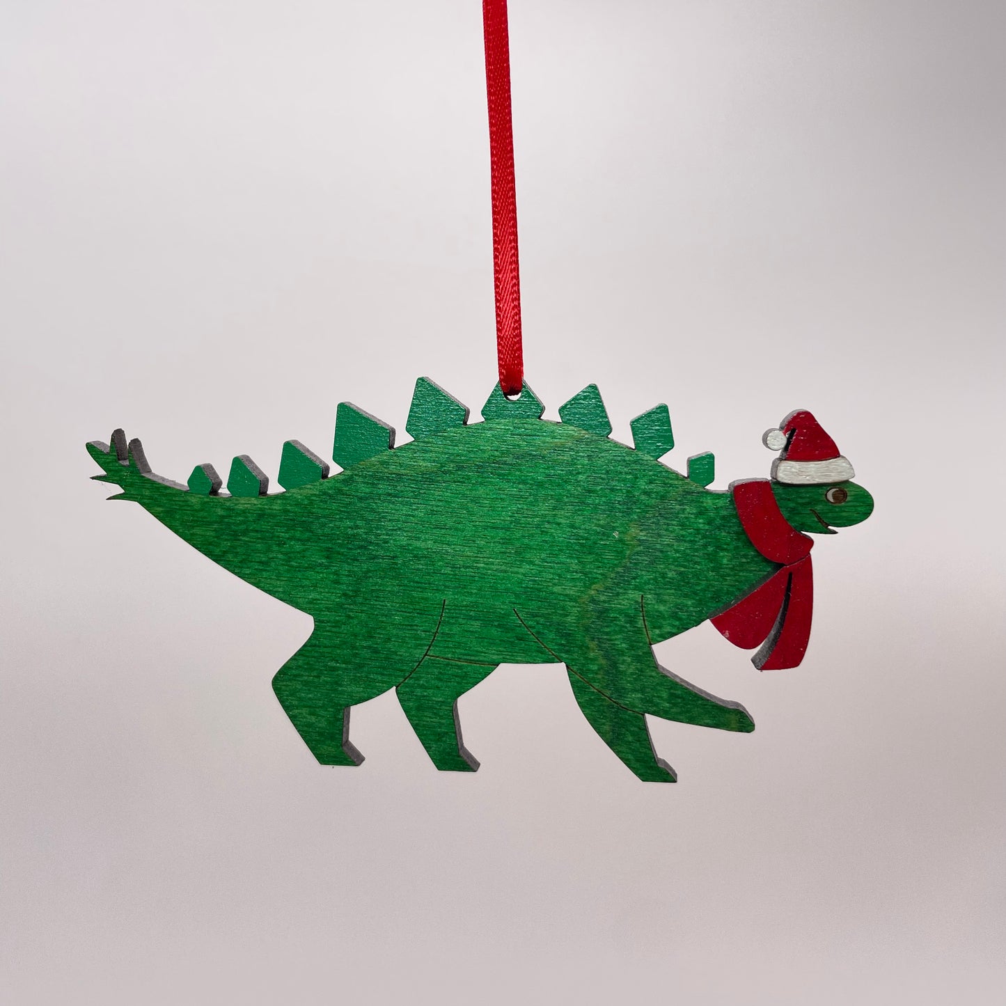 Stegosaurus Layered Wood Ornament