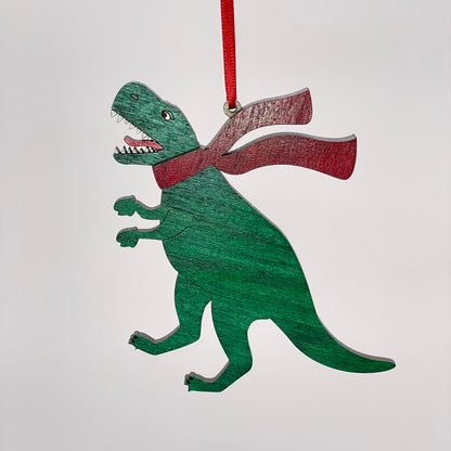 T-Rex Layered Wood Ornament