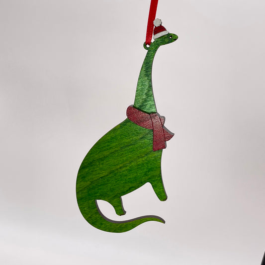 Brachiosaurus Layered Wood Ornament