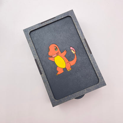 Navy Blue Charizard Pokémon Card Deck Box