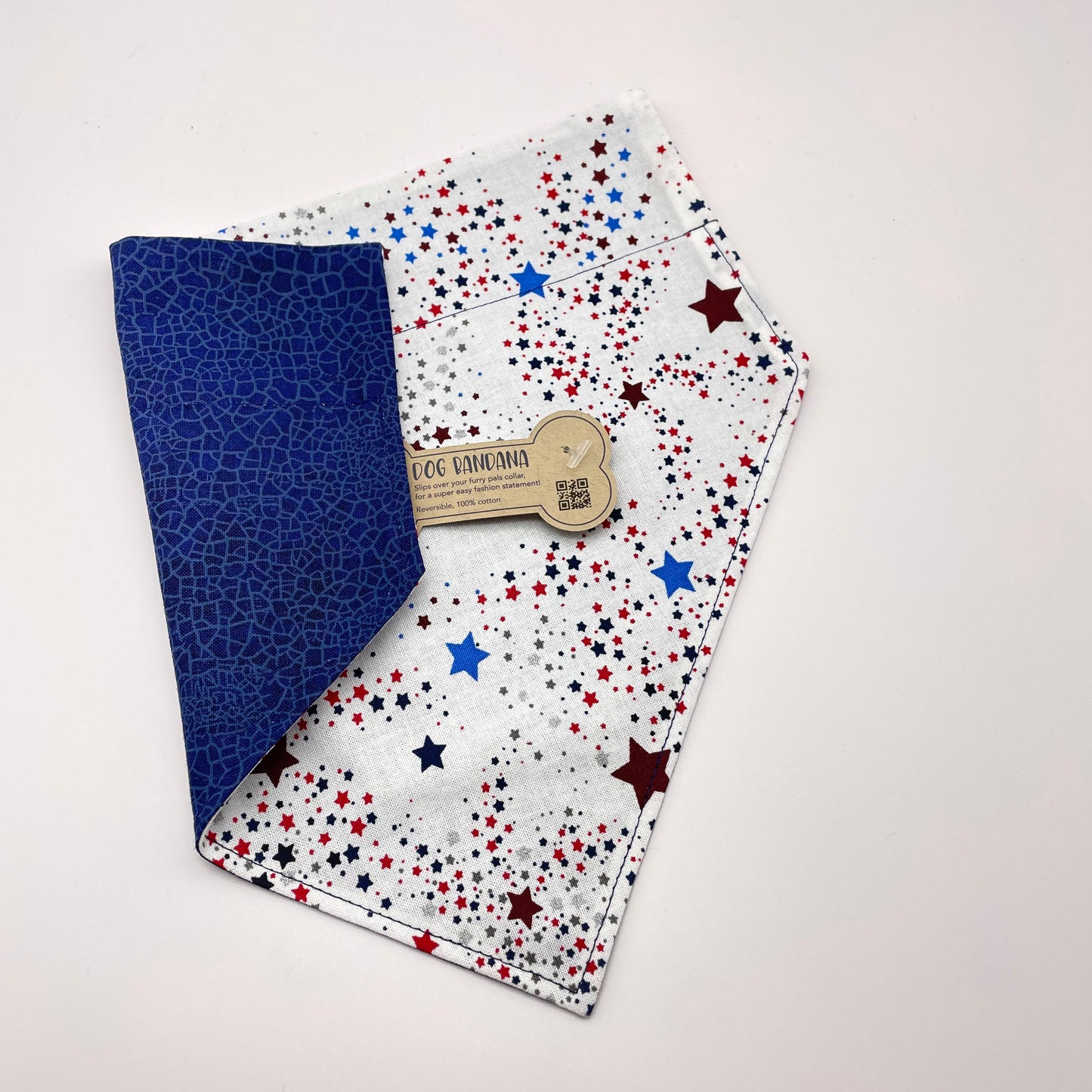 Star Spangled Banner / Cracked Blue Dog Bandana