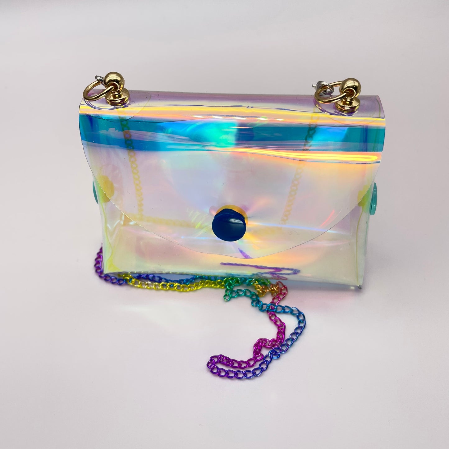 Iridescent Clear Petite Purse