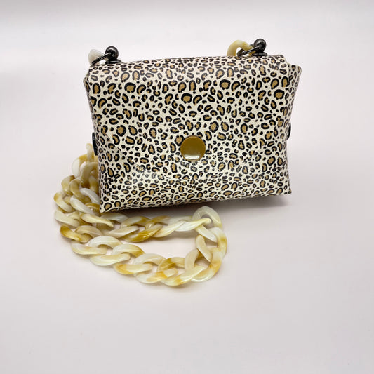 Tan Leopard Petite Purse