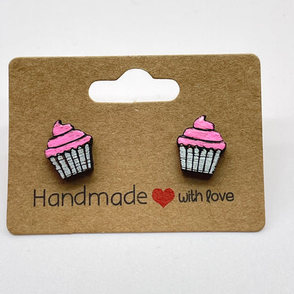 Cupcake Stud Earrings