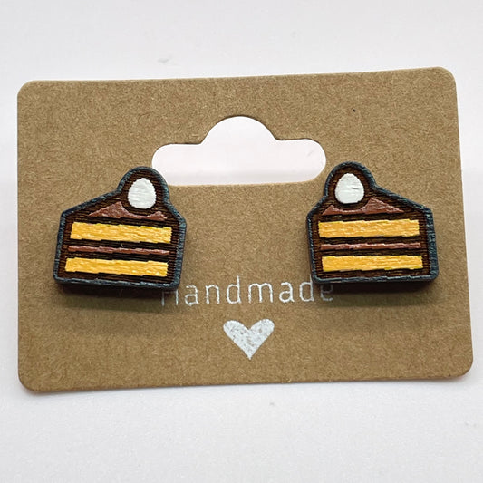 Slice of Cake Stud Earrings