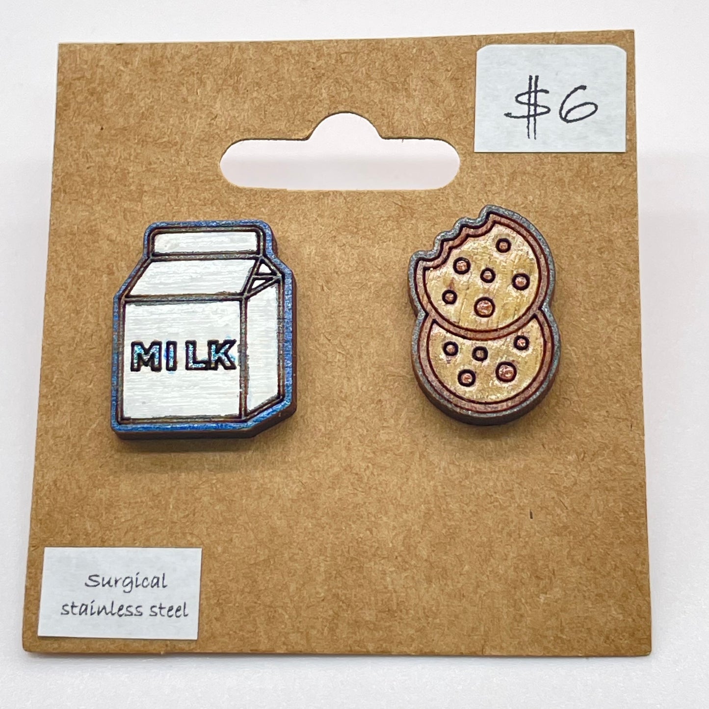 Cookies & Milk Stud Earrings