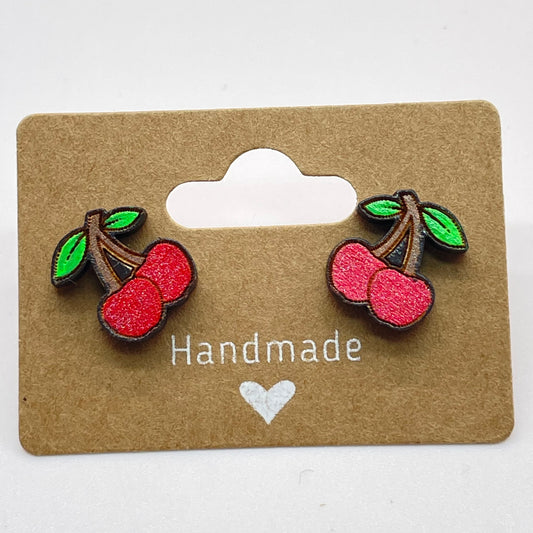 Cherries Stud Earrings