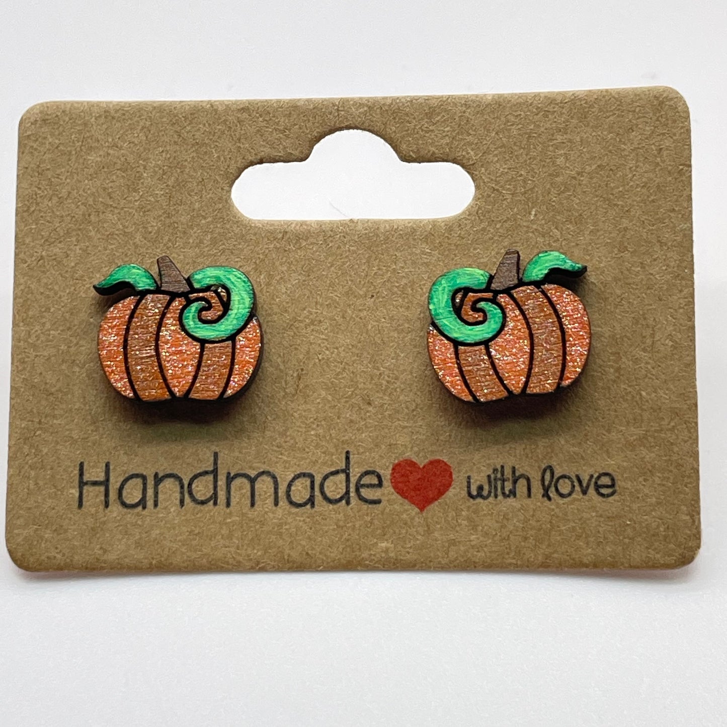 Pumpkin Stud Earrings