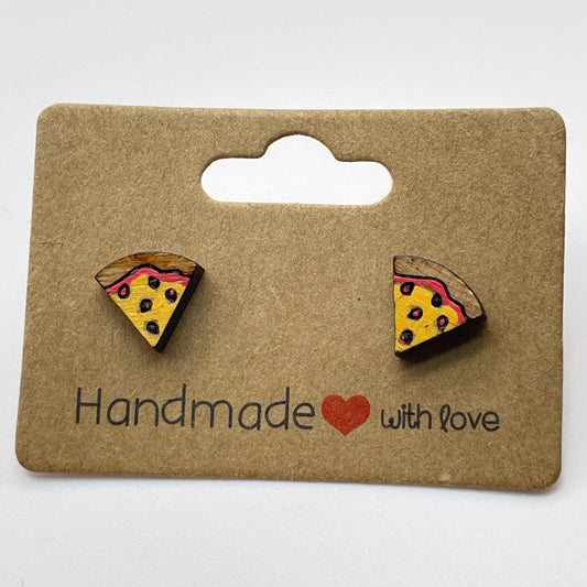 Pizza Slice Small Stud Earrings