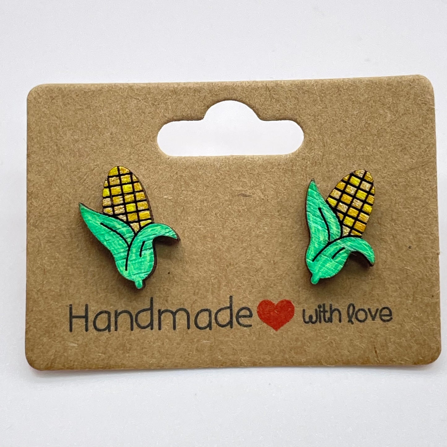 Ear of Corn Stud Earrings