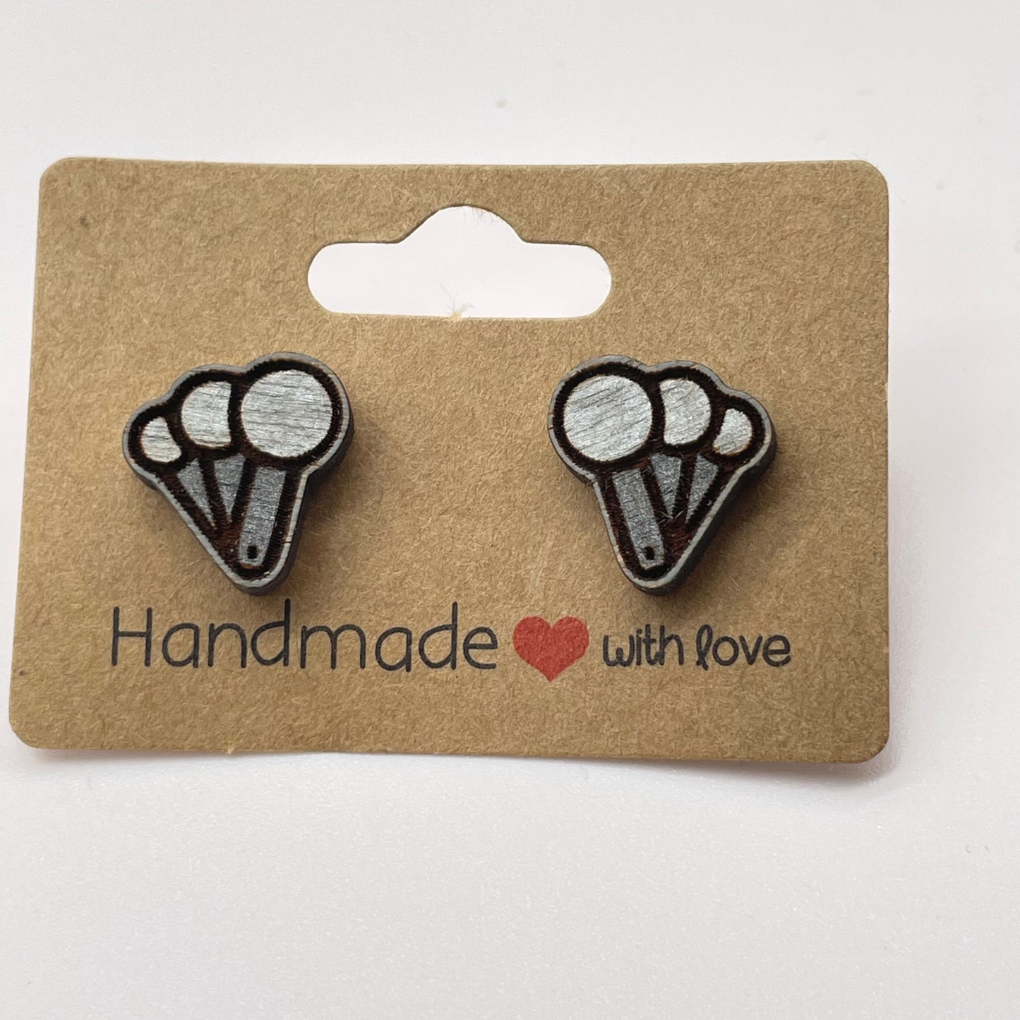 Measuring Spoon Stud Earrings