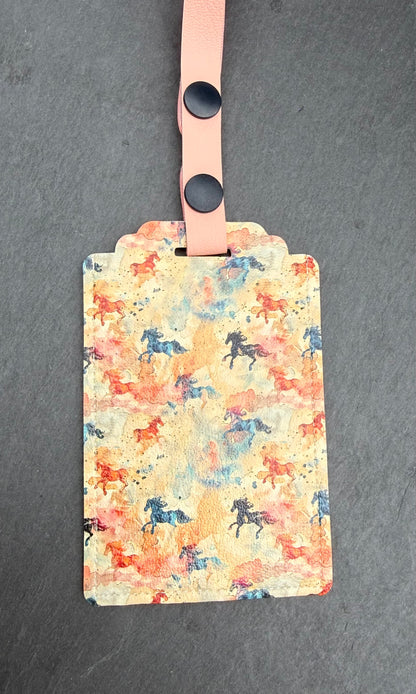 Majestic Painted Ponies Luggage Tag