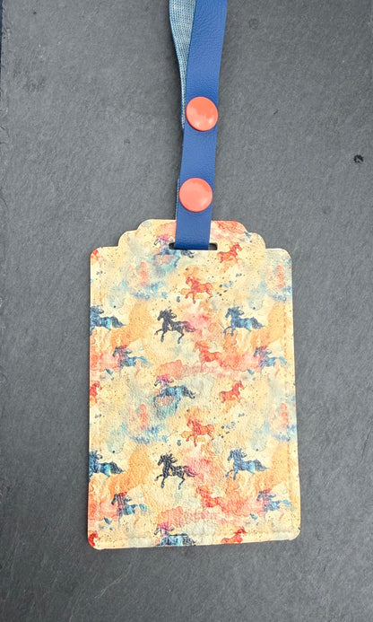Majestic Painted Ponies Luggage Tag