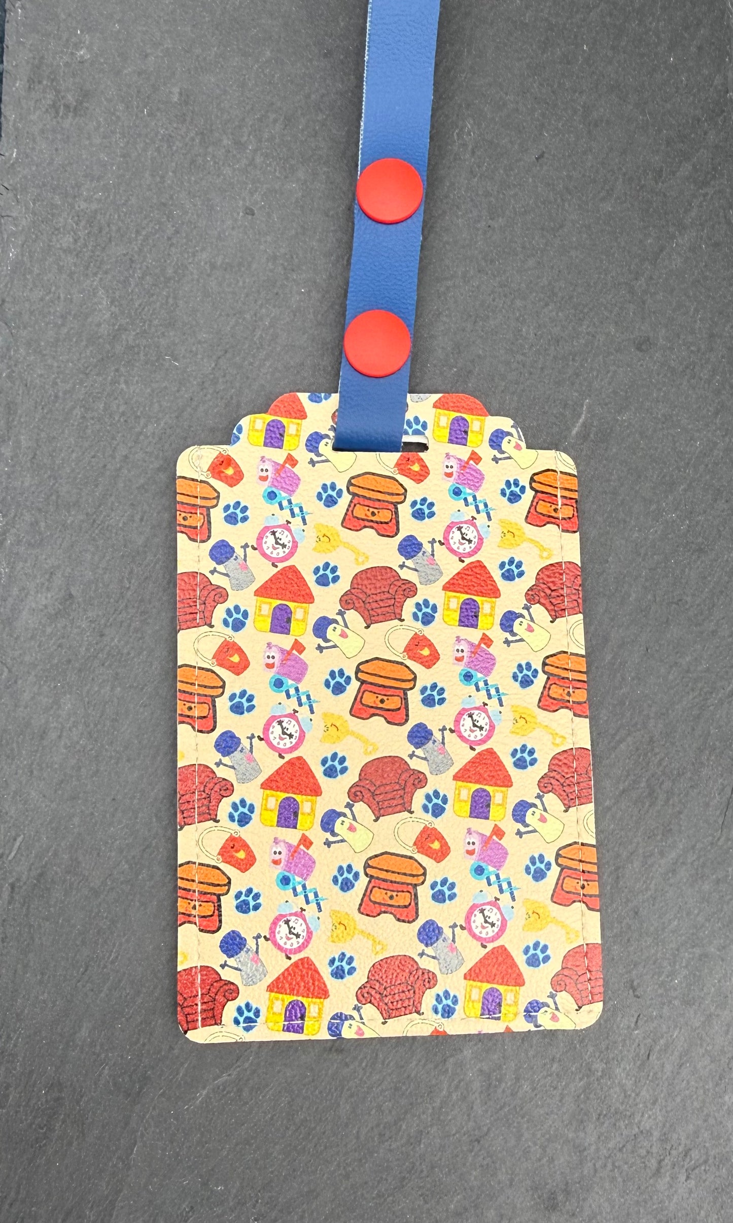 Blues Clues Scatter Luggage Tag