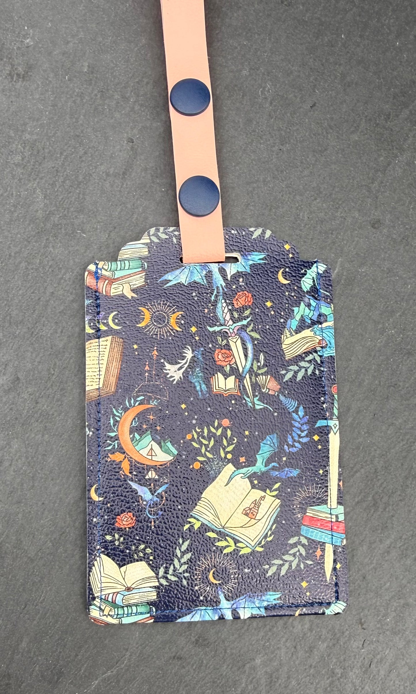 Midnight Books Luggage Tag