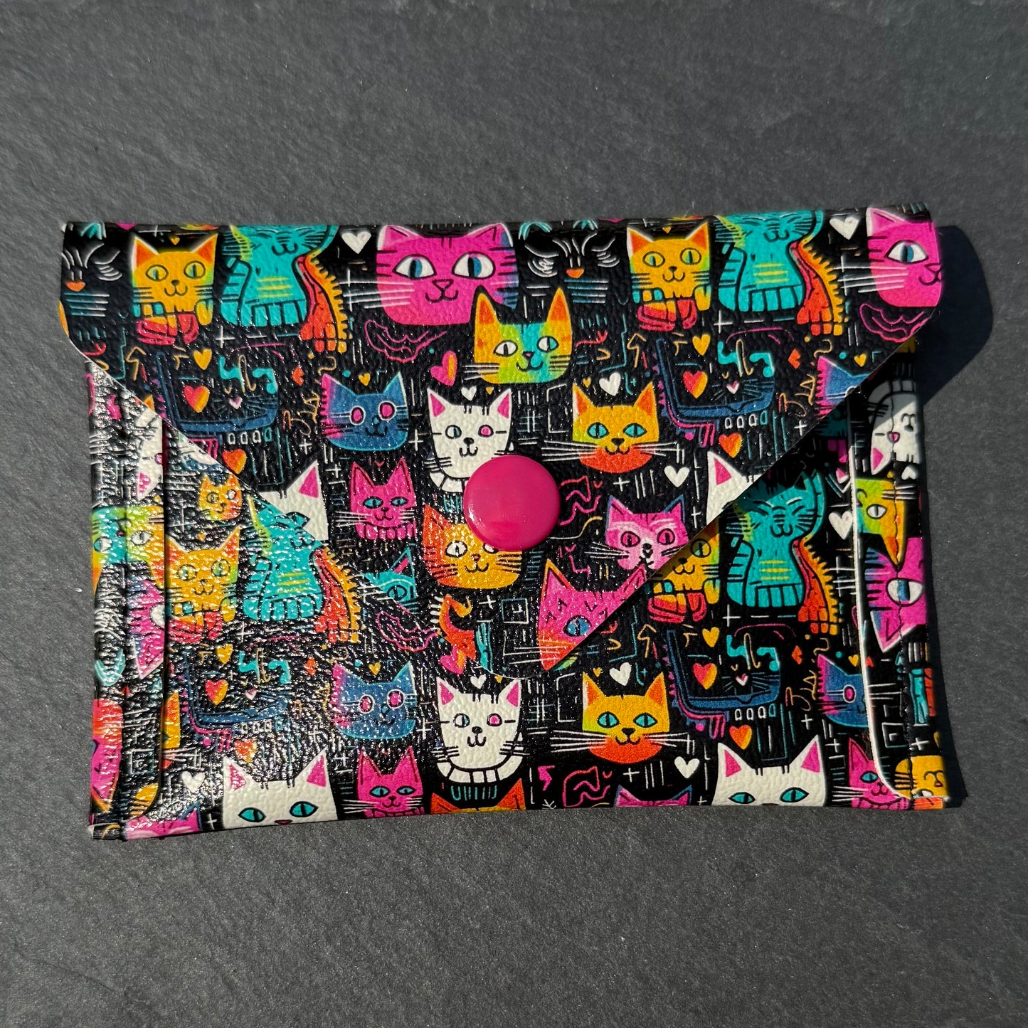 Cat Disco Card Wallet