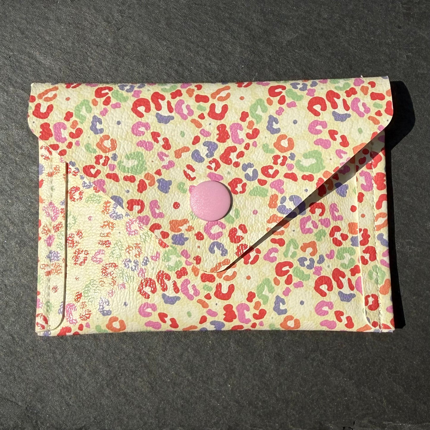 Sherbet Leopard Card Wallet