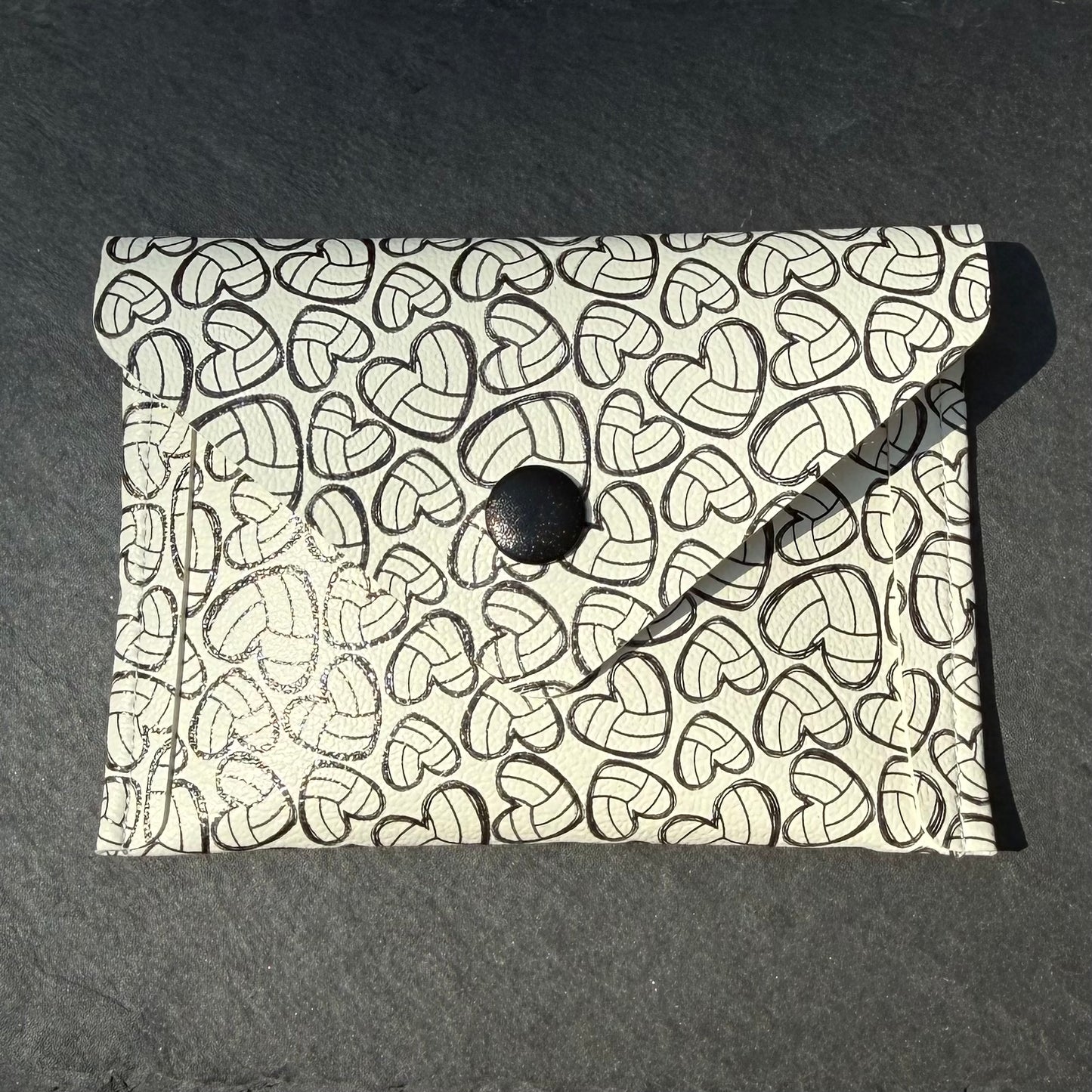 Volleyball Hearts Card Wallet