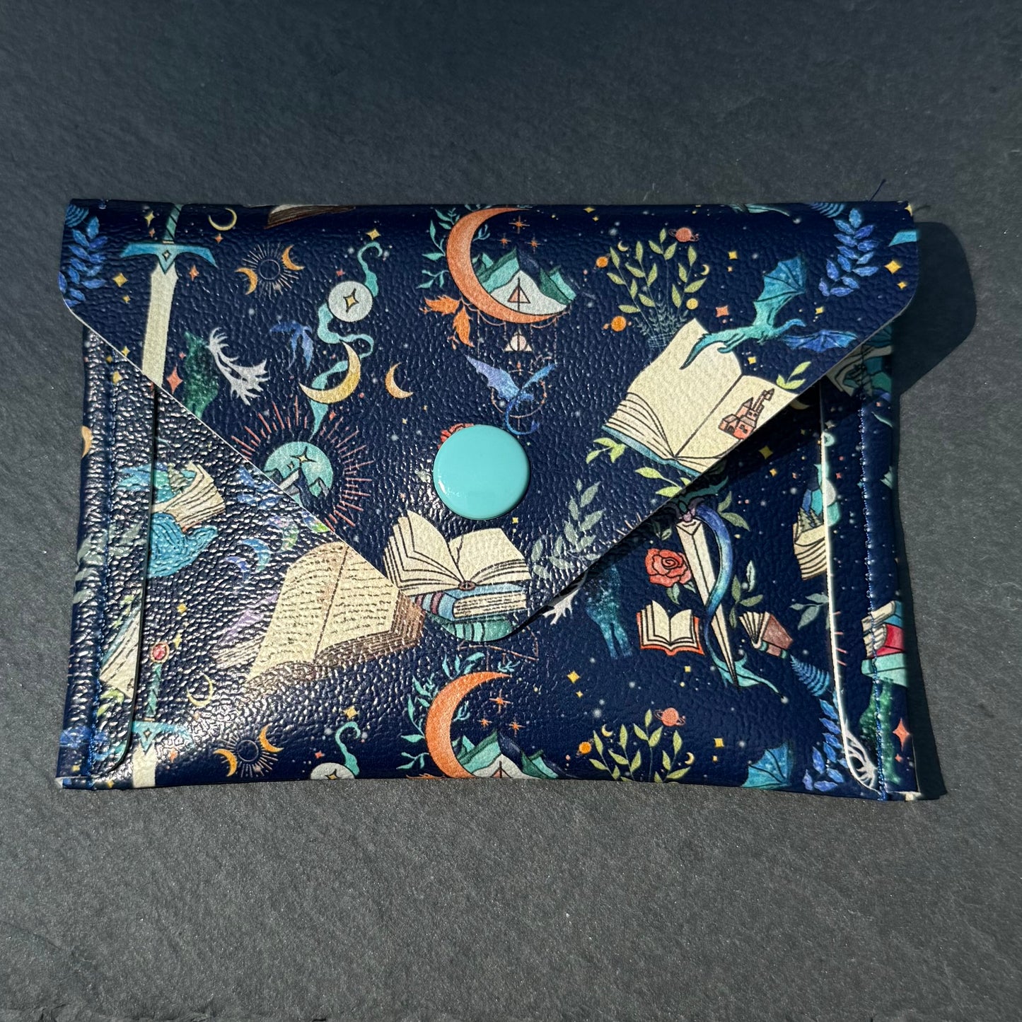 Midnight Books Card Wallet
