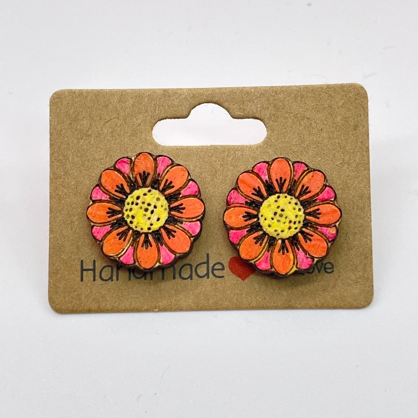 Random Flowers Stud Earrings