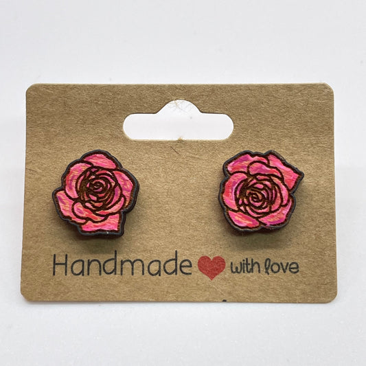 Rose Stud Earrings