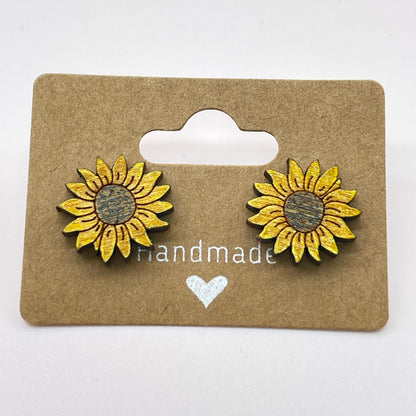 Sunflower Stud Earrings