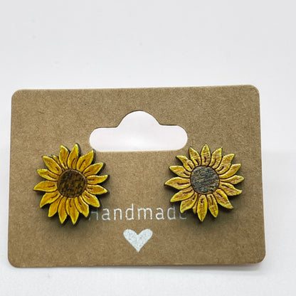 Sunflower Stud Earrings