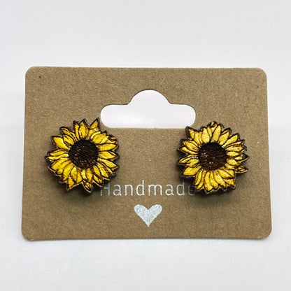 Sunflower Stud Earrings