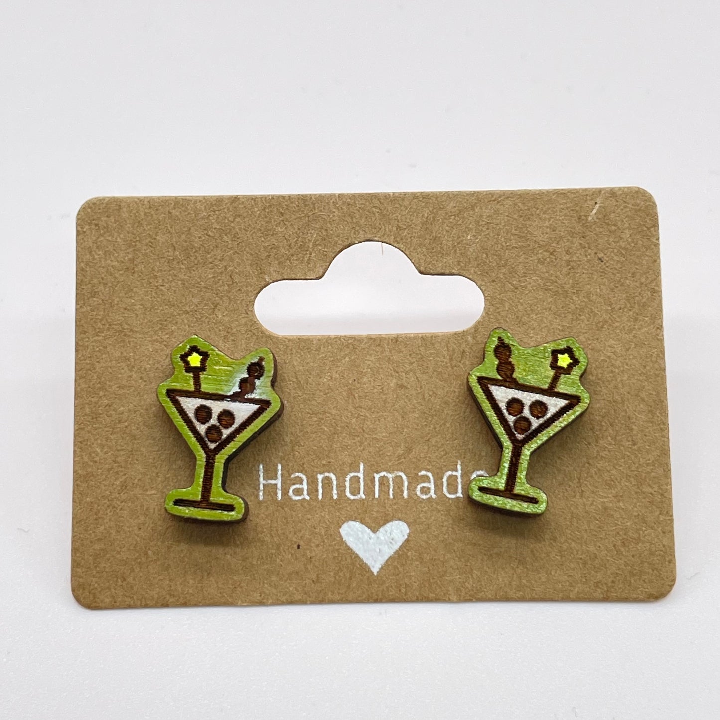Martini Stud Earrings