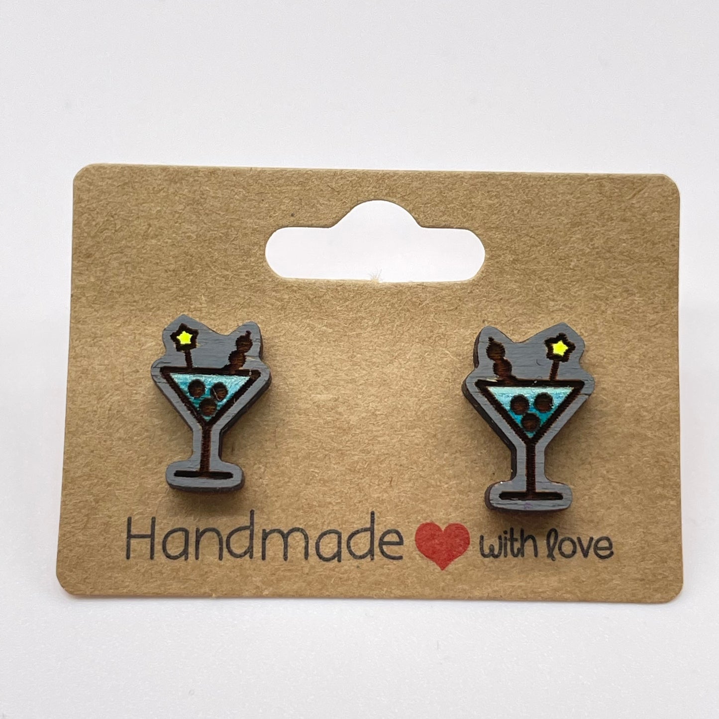 Martini Stud Earrings