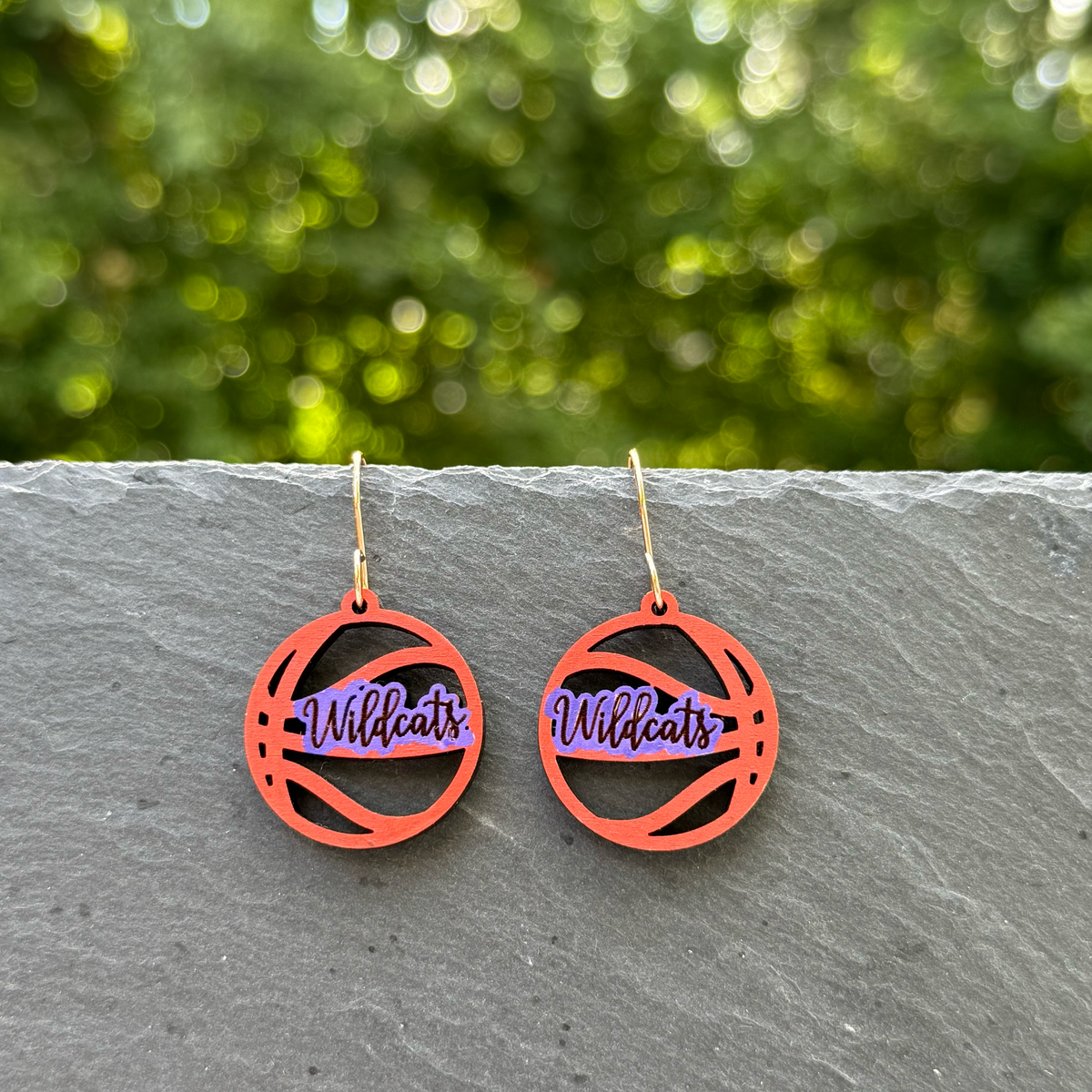 Basketball (small) Drop Dangle Earrings
