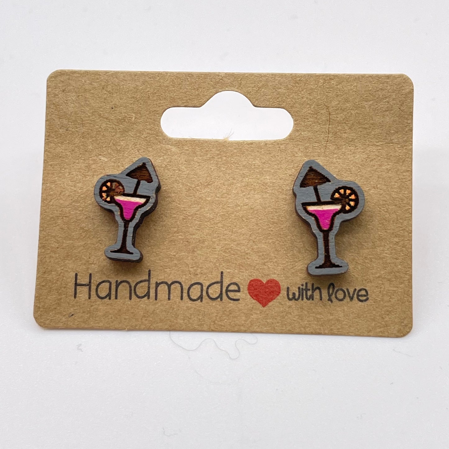 Margarita Drink Stud Earrings