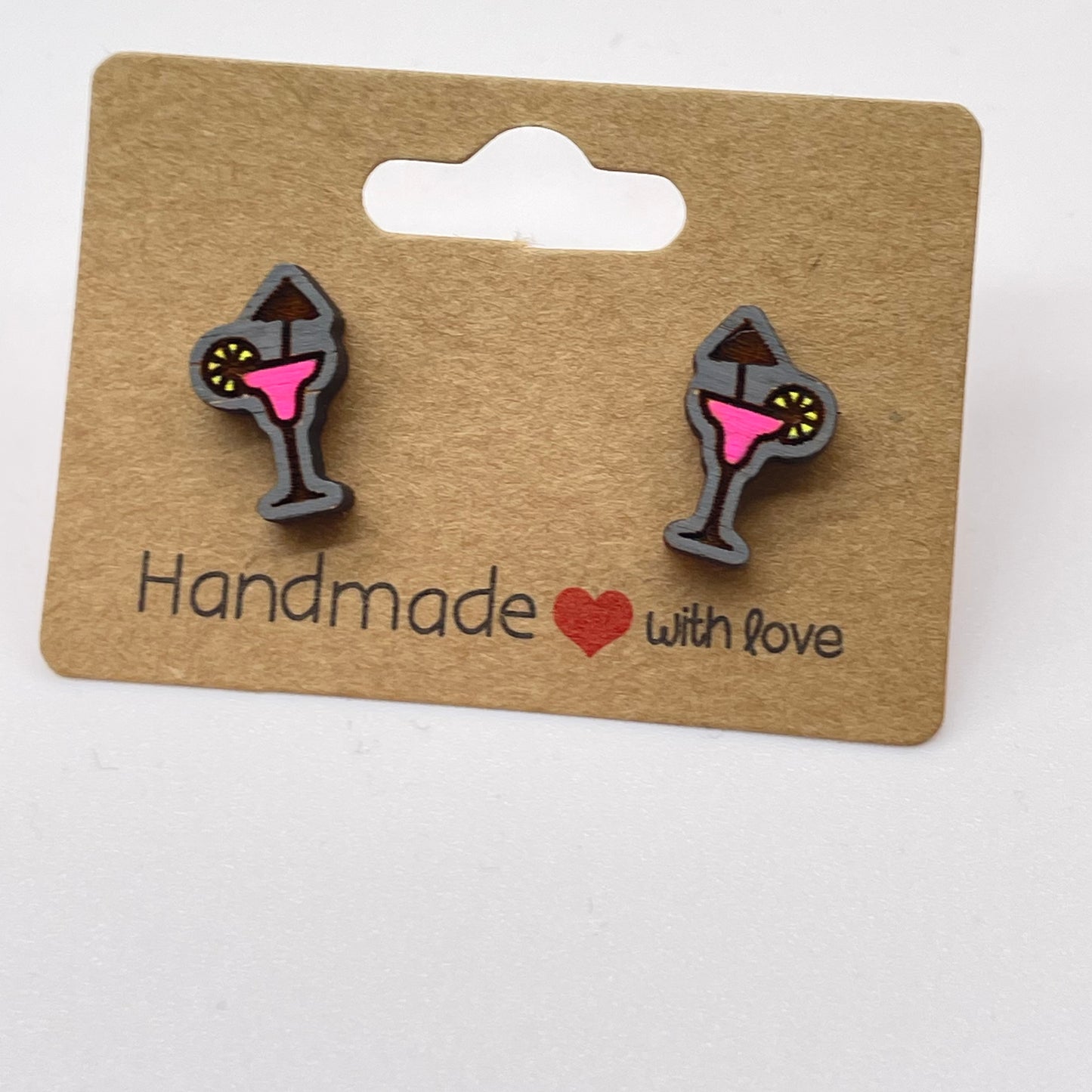 Margarita Drink Stud Earrings