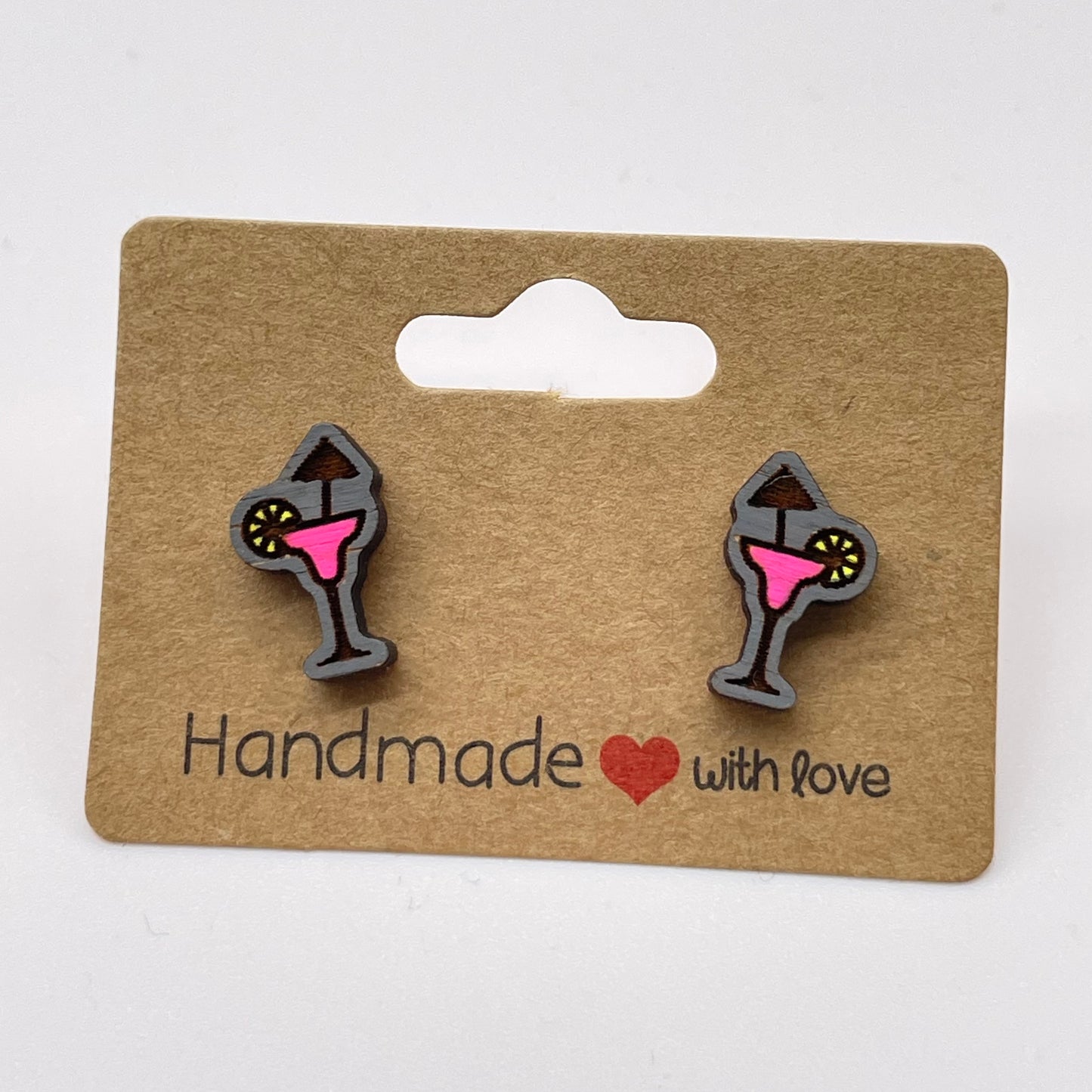Margarita Drink Stud Earrings
