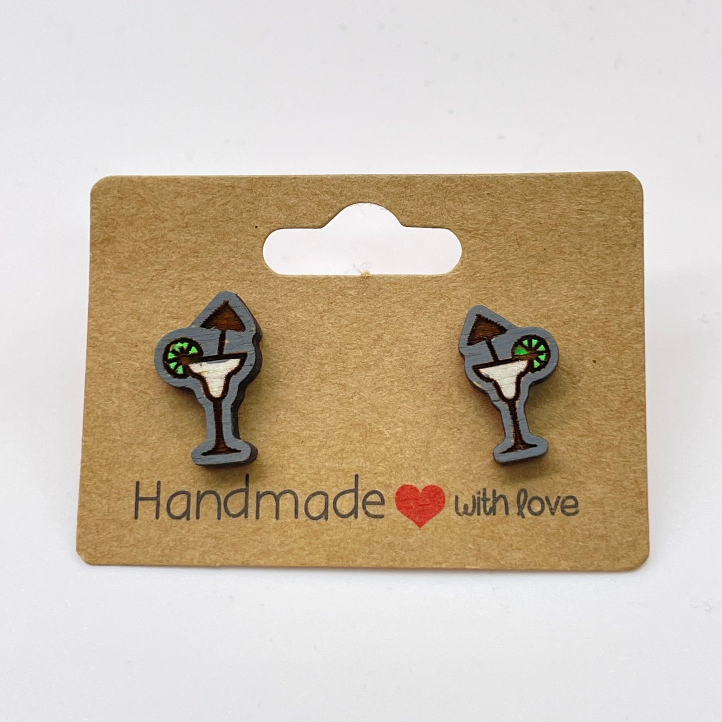Margarita Drink Stud Earrings
