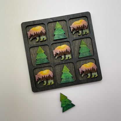Tree & Bear Tic Tac Toe Game
