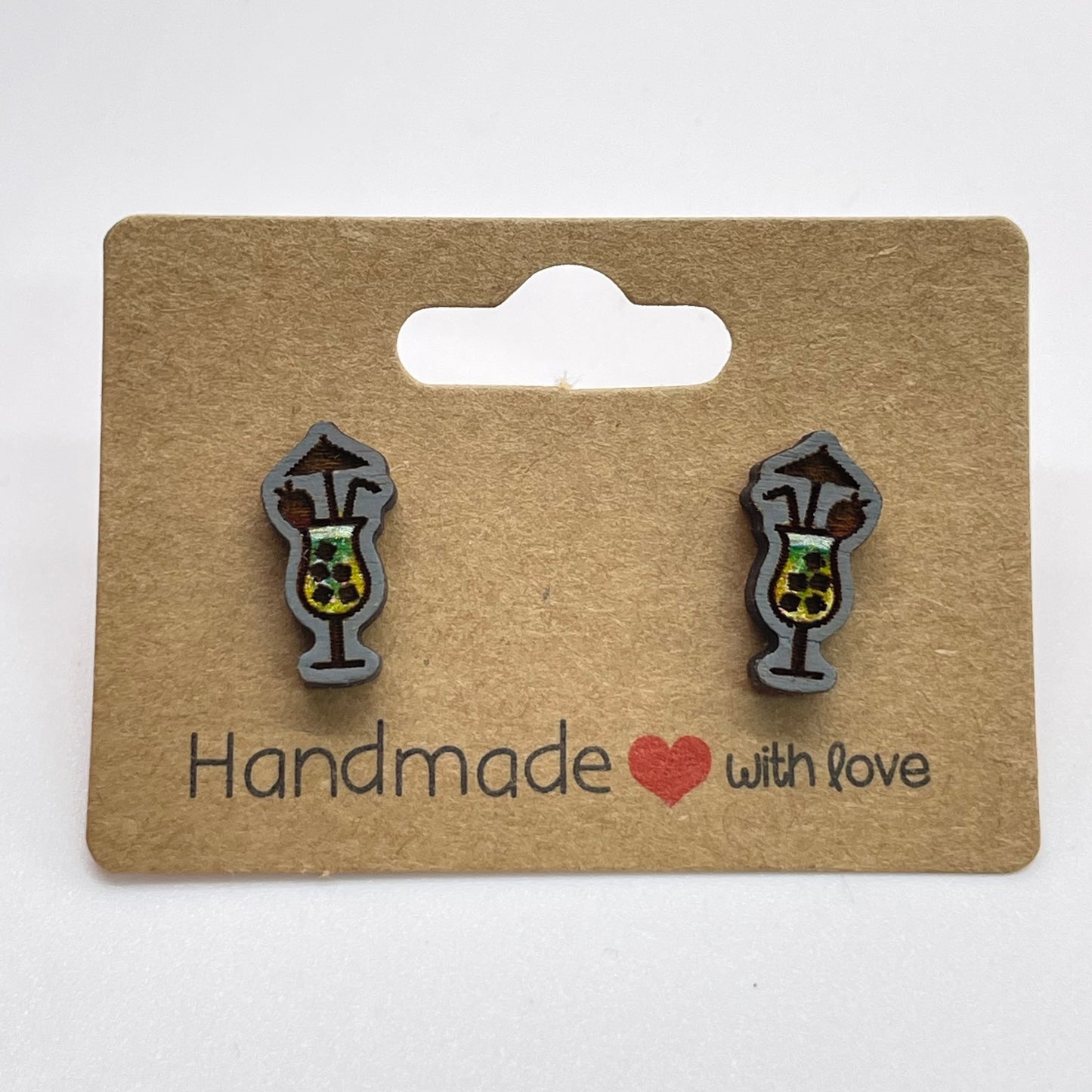 Daiquiri Drink Stud Earrings