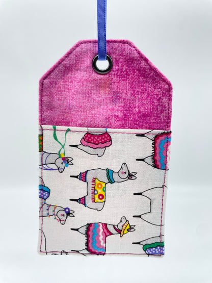 No Probllama Hanging Gift Card Holder