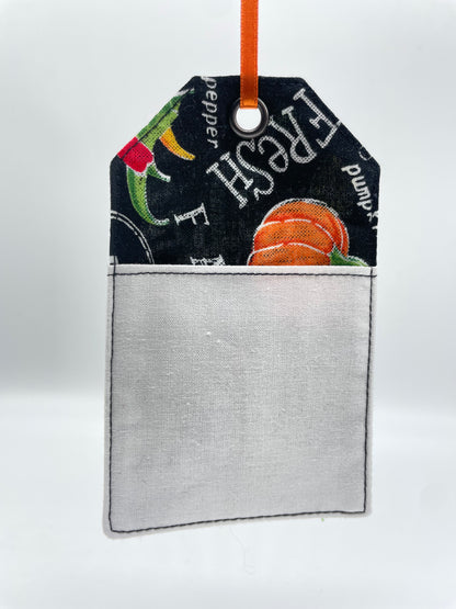 Farmers Market Hanging Gift Card Holder