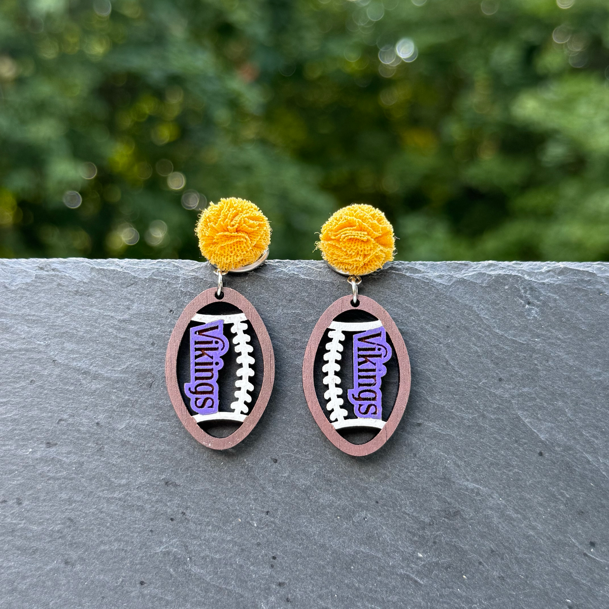 Football (small) Drop Dangle Earrings