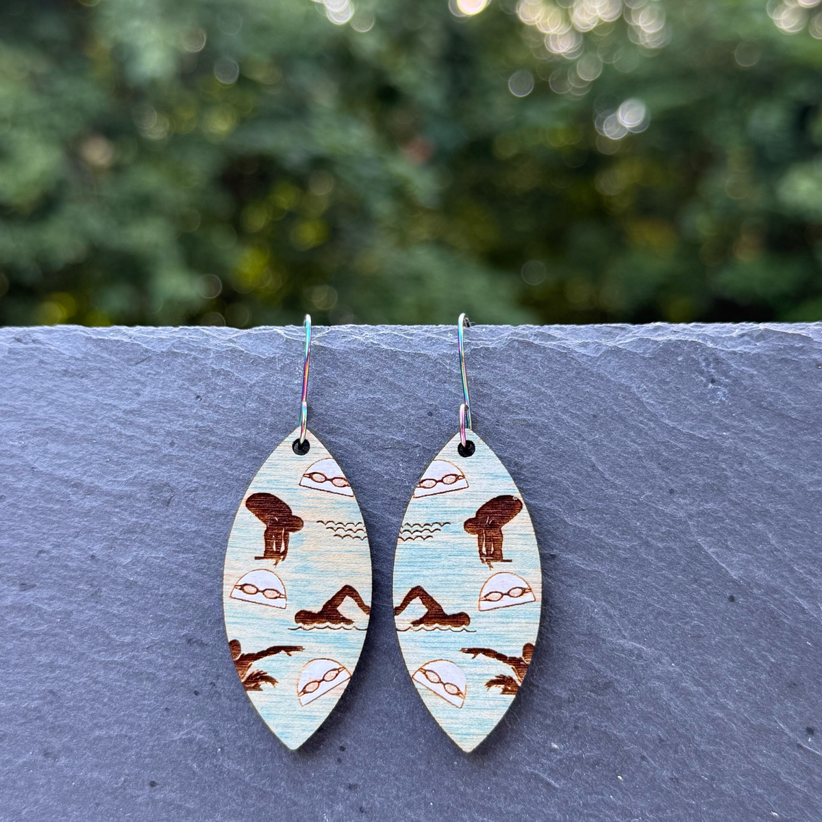 Swim Drop Dangle Earrings
