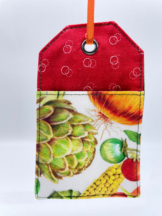 Vegetable Garden Hanging Gift Card Holder