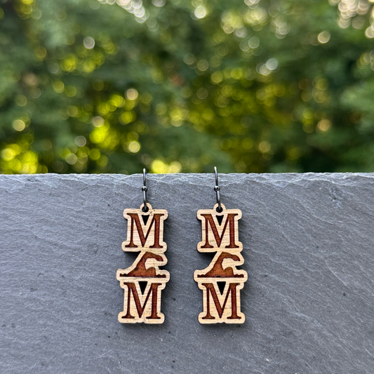 Swim Mom Drop Dangle Earrings