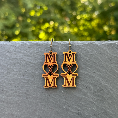 Hockey MOM Drop Dangle Earrings
